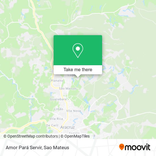 Amor Pará Servir map