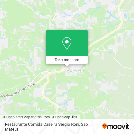 Restaurante Comida Caseira Sergio Roni map