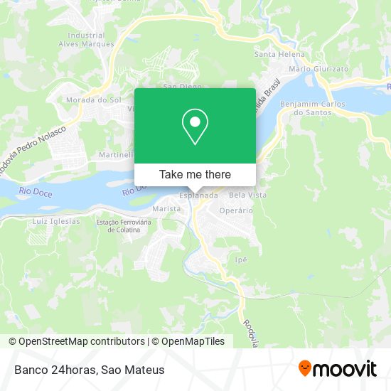 Banco 24horas map