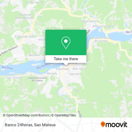 Banco 24horas map