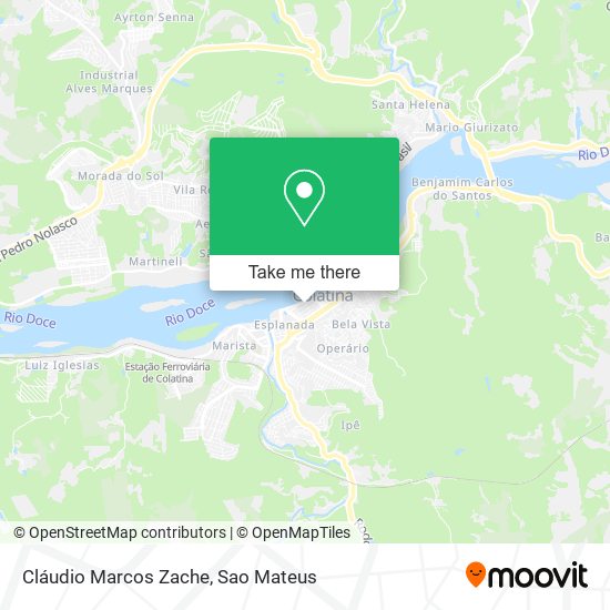 Cláudio Marcos Zache map