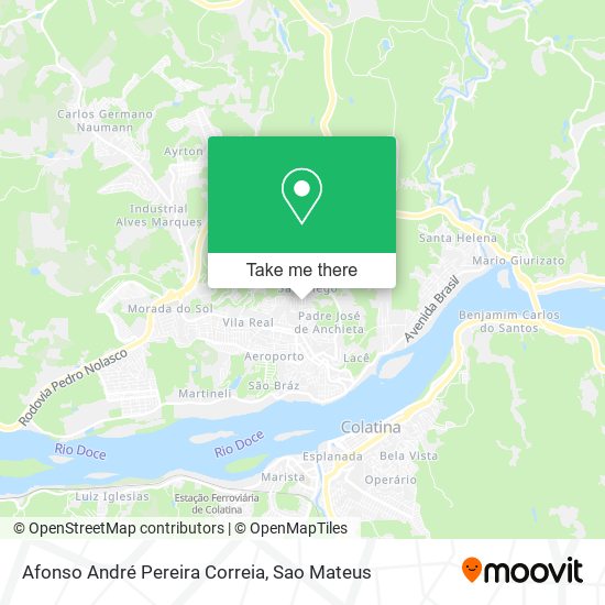 Afonso André Pereira Correia map