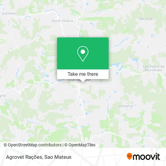 Agrovet Rações map