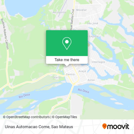 Uinas Automacao Come map