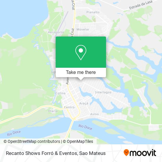 Recanto Shows Forró & Eventos map