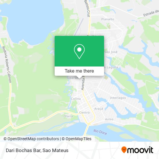 Dari Bochas Bar map