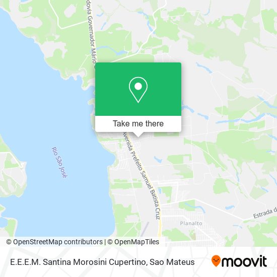 E.E.E.M. Santina Morosini Cupertino map