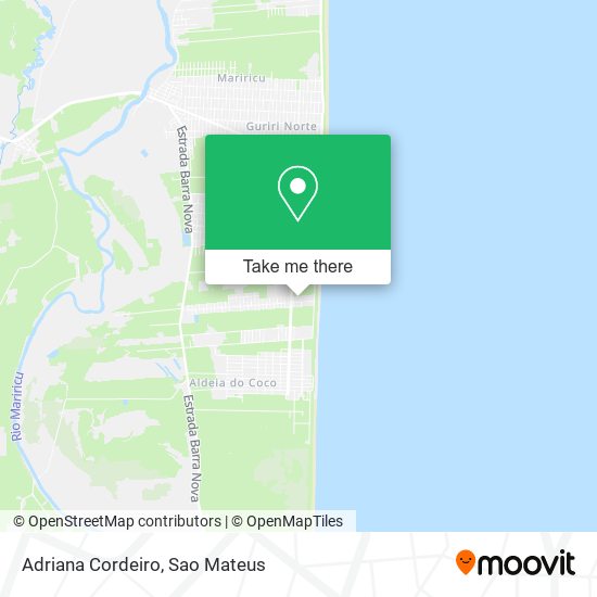 Adriana Cordeiro map