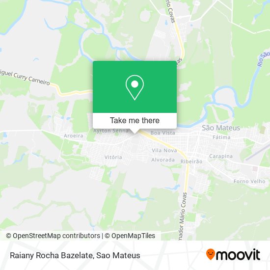 Raiany Rocha Bazelate map