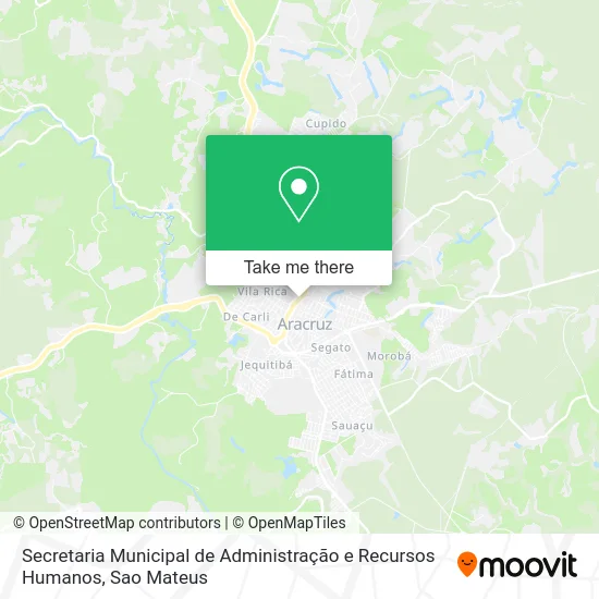 Secretaria Municipal de Administração e Recursos Humanos map