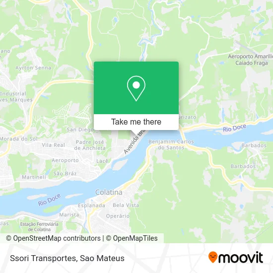 Ssori Transportes map