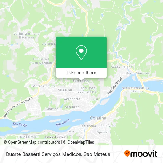 Duarte Bassetti Serviços Medicos map
