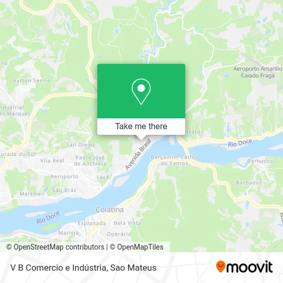V B Comercio e Indústria map