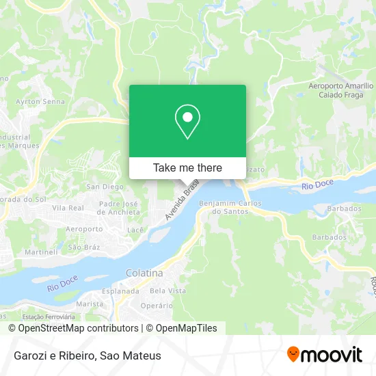 Garozi e Ribeiro map