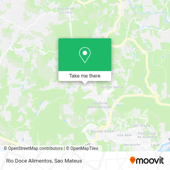 Rio Doce Alimentos map