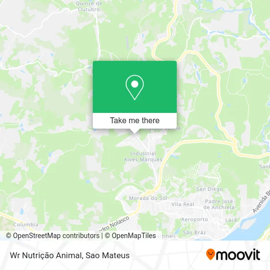 Wr Nutrição Animal map