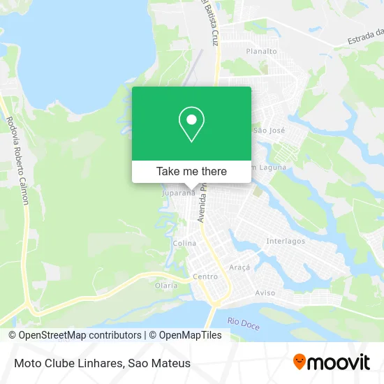 Moto Clube Linhares map