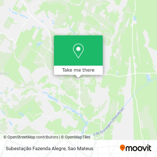 Subestação Fazenda Alegre map