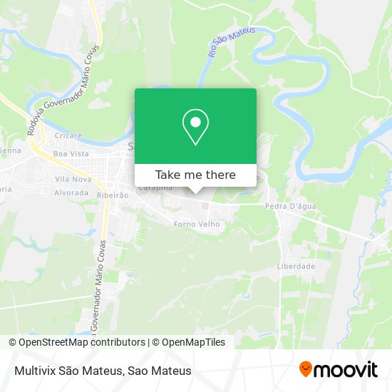 Mapa Multivix São Mateus