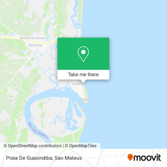 Praia De Guaxindiba map