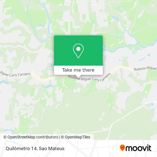Quilômetro 14 map