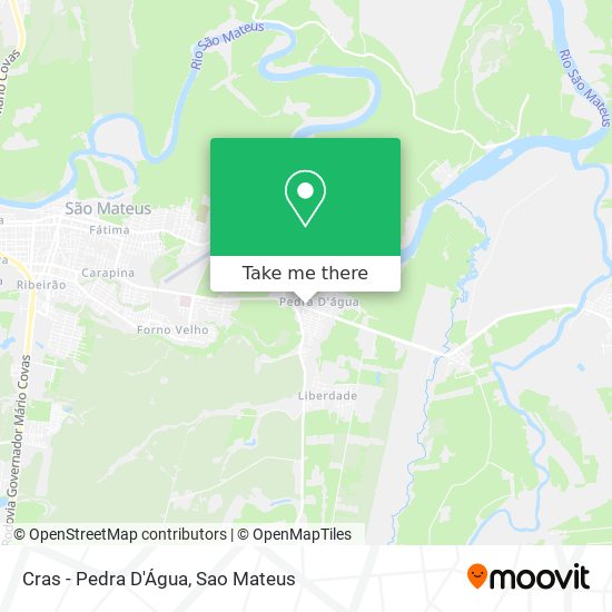 Cras - Pedra D'Água map