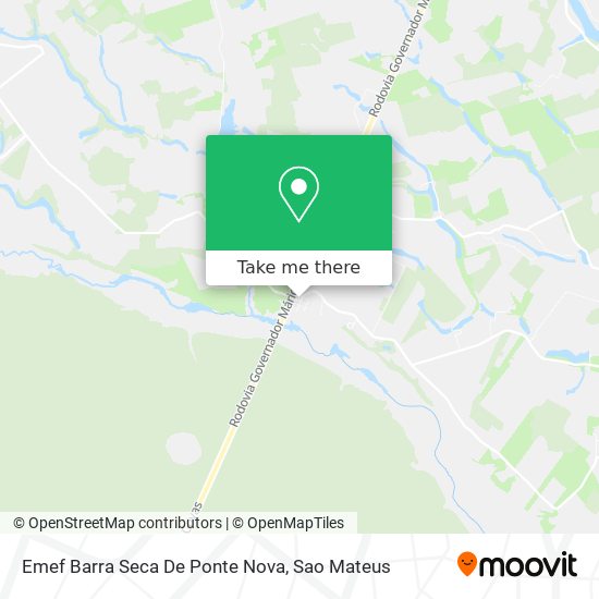 Emef Barra Seca De Ponte Nova map