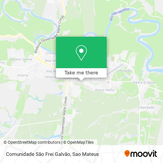 Comunidade São Frei Galvão map