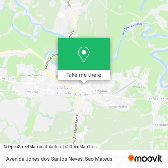 Avenida Jones dos Santos Neves map