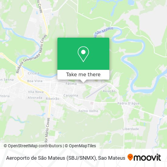 Aeroporto de São Mateus (SBJ / SNMX) map