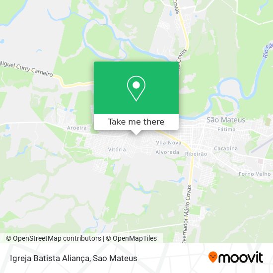 Igreja Batista Aliança map