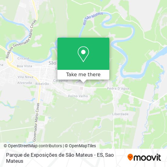 Parque de Exposições de São Mateus - ES map