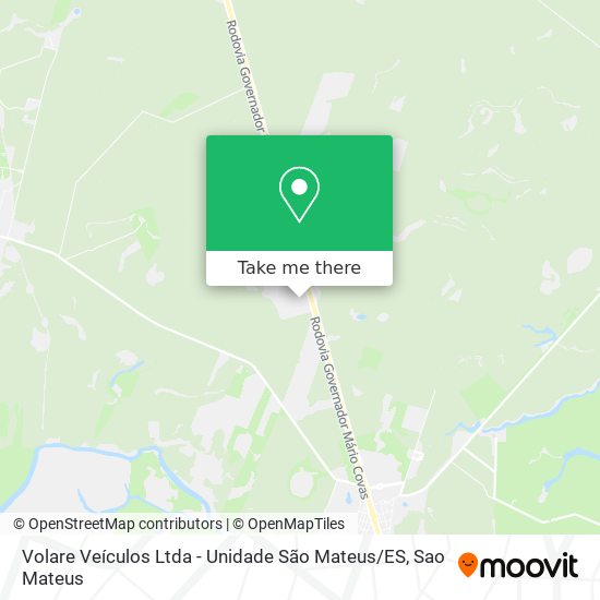 Volare Veículos Ltda - Unidade São Mateus / ES map
