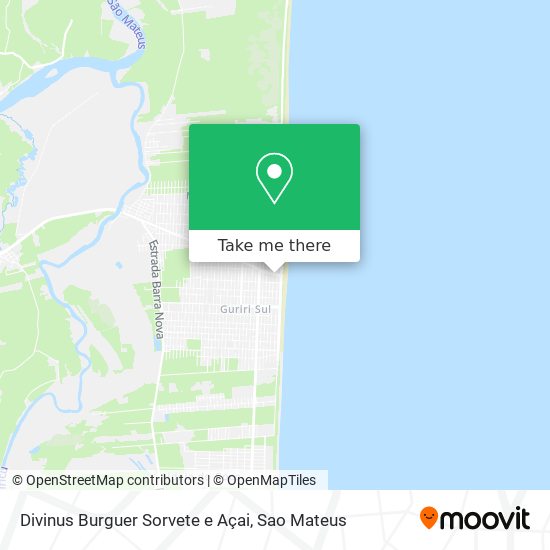 Divinus Burguer Sorvete e Açai map