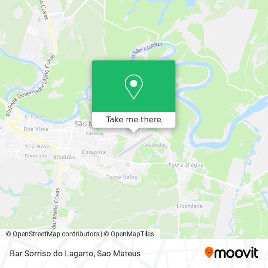 Mapa Bar Sorriso do Lagarto