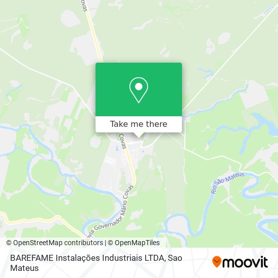 BAREFAME Instalações Industriais LTDA map