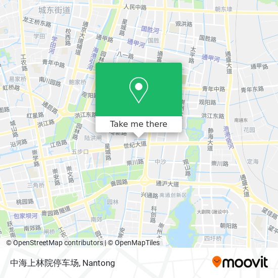 中海上林院停车场 map