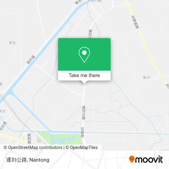 通刘公路 map