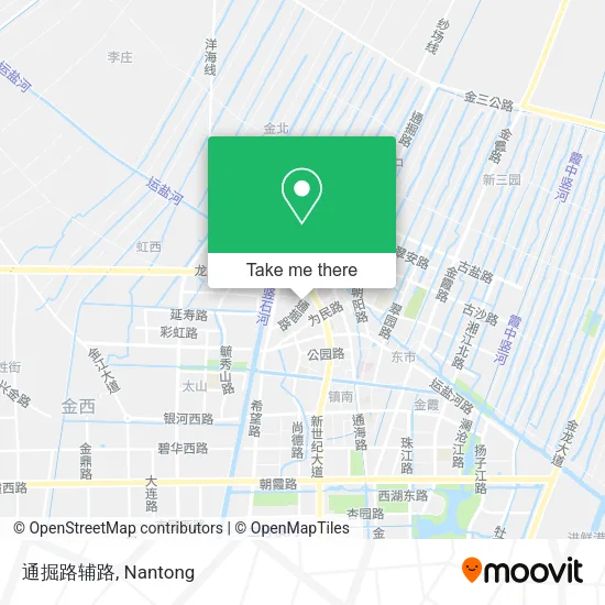 通掘路辅路 map
