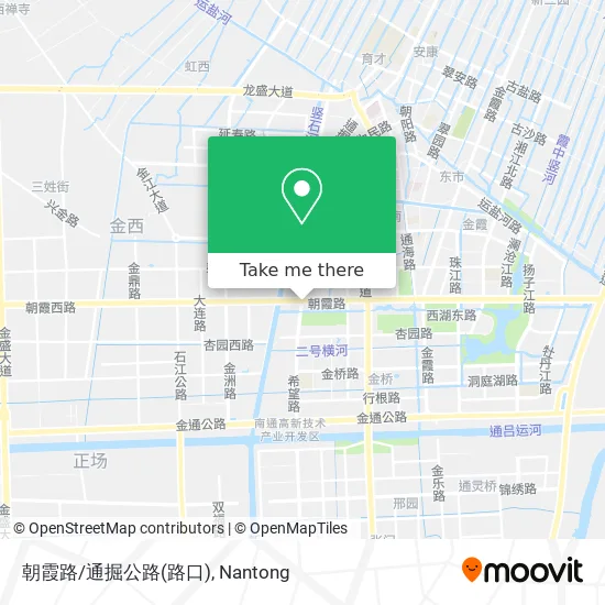 朝霞路/通掘公路(路口) map