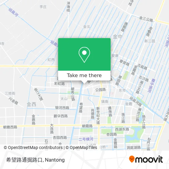 希望路通掘路口 map