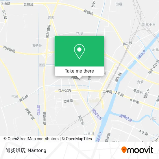 通扬饭店 map