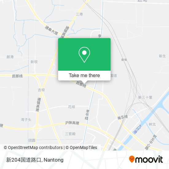 新204国道路口 map
