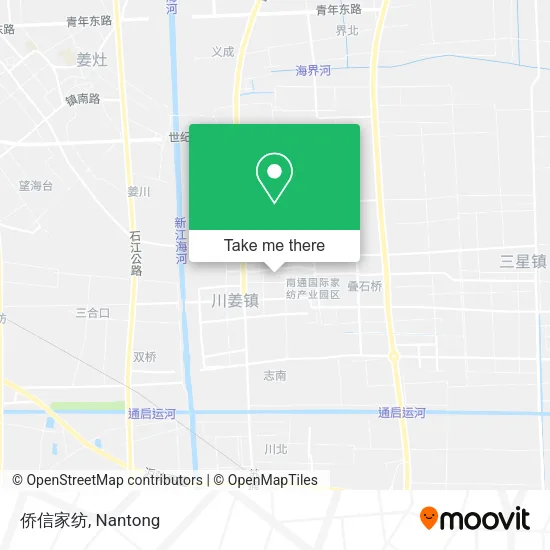 侨信家纺 map