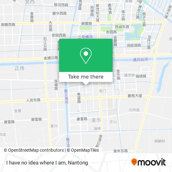 I have no idea where I am map