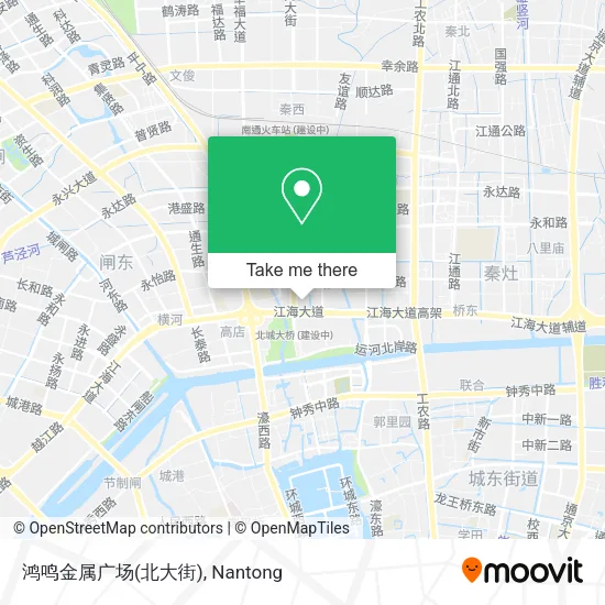 鸿鸣金属广场(北大街) map