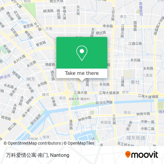 万科爱情公寓-南门 map