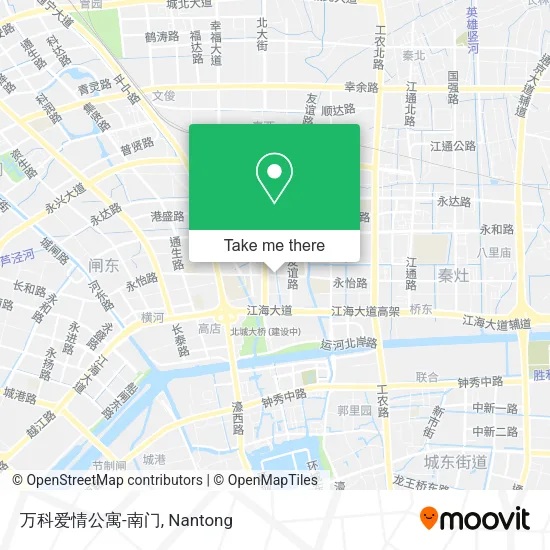 万科爱情公寓-南门 map