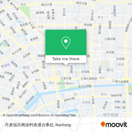 丹麦福乐阁涂料南通办事处 map