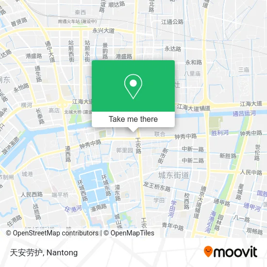 天安劳护 map